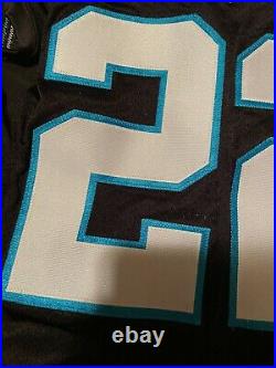 Carolina Panthers Christian McCaffrey Signed Autographed Game Issued Jersey