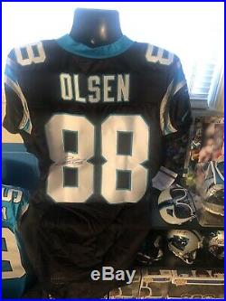 Carolina Panthers Greg Olsen Un Used Un Worn Game Issued Signed Jersey NFL