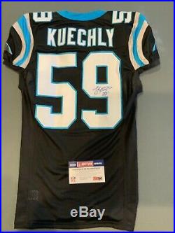 Carolina Panthers, Luke Kuechly Autographed Team Issued Game Worn Jersey, 2017