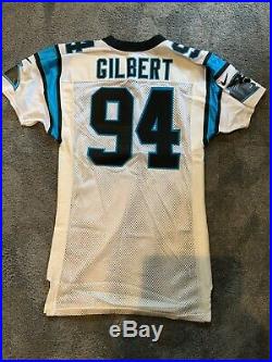 Carolina Panthers, SEAN GILBERT 1998 GAME USED, TEAM ISSUED JERSEY