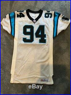 Carolina Panthers, SEAN GILBERT 1998 GAME USED, TEAM ISSUED JERSEY