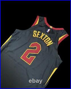 Cavs Collin Sexton Statement Rookie Game Jersey NBA Used Worn Issued 46+4 NBA