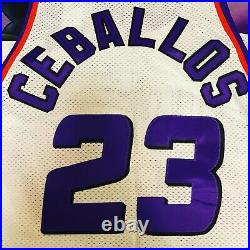 Cedric Ceballos 1993-94 Phoenix Suns Game Worn Jersey Game Issued Champion 46+3