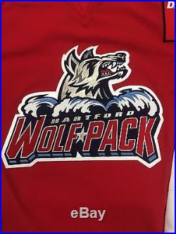 Cedrick Desjardins Game Issued Hartford Wolf Pack 2015-16 Alternate Jersey