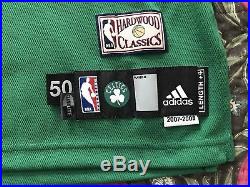 Celtics Ray Allen Team Issued 2007-08 Hardwood Classics HWC Pro Cut Game Jersey
