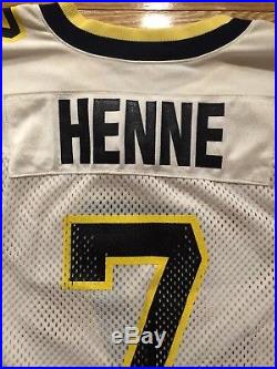 Chad Henne Team Issued Game Worn Used Jersey Wilson Bulldogs Michigan Nike Vtg