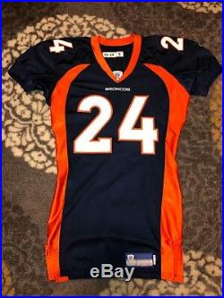 Champ Bailey Denver Broncos Reebok Game Team Issued Broncos Jersey Size 48 2003