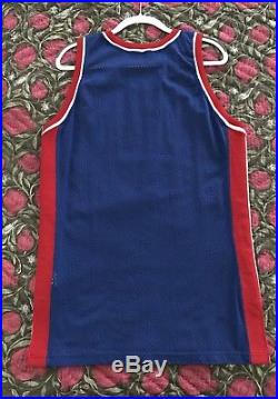 Champion Blank 1993 Detroit Pistons Team Issued Pro Cut Game Jersey Isiah Thomas