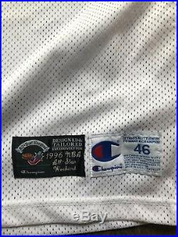 Champion Game Jersey All Star Game Issued 1996 San Antonio Blank Pro Cut