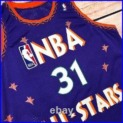 Champion Reggie Miller 95 All Star Game Pro Cut Jersey Issued Used Authentic