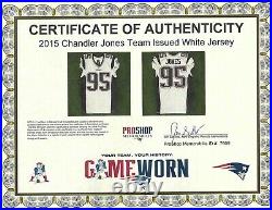 Chandler Jones Team Issued Patriots NFL Jersey Cardinals Like Game Used Worn COA