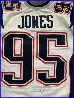 Chandler Jones Team Issued Patriots NFL Jersey Cardinals Like Game Used Worn COA