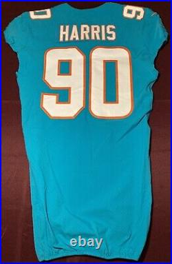 Charles Harris Miami Dolphins NFL Team Issued Game Used Jersey (Missouri)