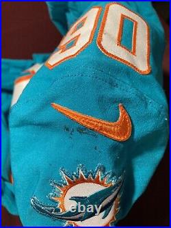 Charles Harris Miami Dolphins NFL Team Issued Game Used Jersey (Missouri)