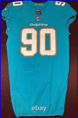 Charles Harris Miami Dolphins NFL Team Issued Game Used Jersey (Missouri)