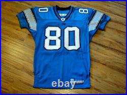 Charles Rogers #80 Detroit Lions 2004 Game Issued Custom Pro Cut Football Jersey