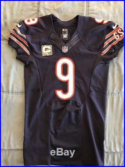 Chicago Bears 2015 Robbie Gould Game Worn Used Team Issued Autographed Jersey