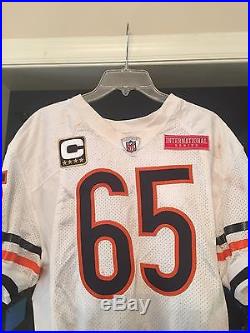 Chicago Bears Game Issued Patrick Mannelly No. 65 Autograph Jersey PSA DNA