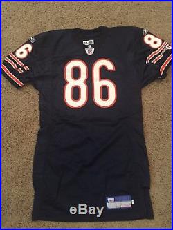 Chicago Bears Game Issued and Autograph Jersey from Marty Booker