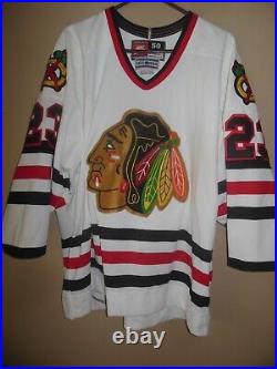 Chicago Black Hawks #23 Game Issued NHL Hockey Jersey Late 1990's