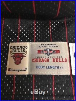 Chicago Bulls Michael Jordan Game Issued Jersey 46+3 authentic pro cut champion