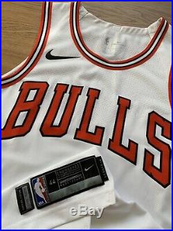 Chicago Bulls Size 44+4 Procut Blank Nike Game Team Issued Authentic Jersey Worn