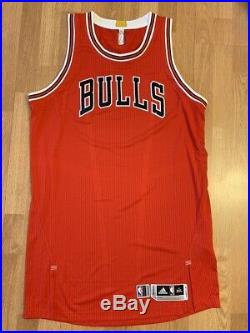 Chicago Bulls red blank game issue jersey, size 3XL+4