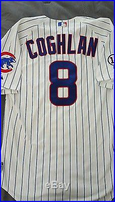 Chicago Cubs 2015 Game Worn Issue Jersey Banks Patch Chris Coghlan MLB HOLOGRAM