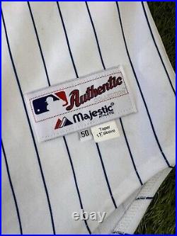 Chicago Cubs Randy Wells Game Team Issued Used Worn MLB Baseball Jersey 2012 50