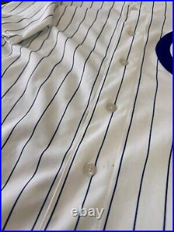 Chicago Cubs Randy Wells Game Team Issued Used Worn MLB Baseball Jersey 2012 50