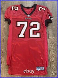 Chidi Ahanotu #72 Tampa Bay Buccaneers Team Game Issued Adidas Jersey 48 BEAUTY