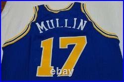 Chris Mullin warriors game jersey gold logo 92-93 champion issued authentic