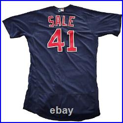 Chris Sale Game Team Issue Un Worn Blue Alternate Boston Red Sox Jersey Mlb Loa