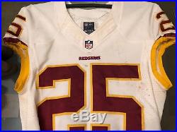 Chris Thompson Washington Redskins Game Issued Worn Used Jersey Coa Official