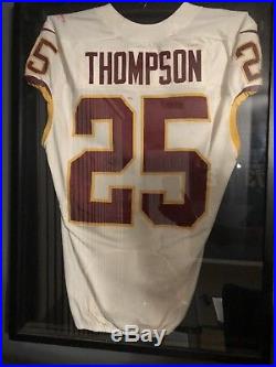 Chris Thompson Washington Redskins Game Issued Worn Used Jersey Coa Official