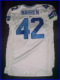 Chris Warren Auto. Authentic 1995 Game Issued Seattle Seahawks Jersey