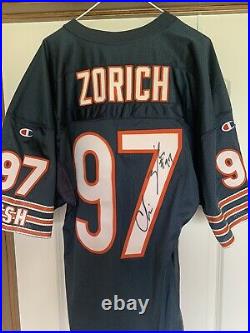 Chris Zorich Chicago Bears Game Issued Autographed Jersey sz 46