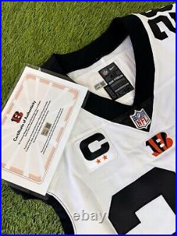 Cincinnati Bengals Team Issued Joe Mixon 2022 Alternate NFL Football Game Jersey