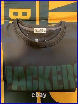 Clay Matthews Nike Packers issued game practice worn used nfl Sweater Used