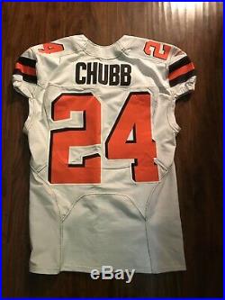 Cleveland Browns Nick Chubb Game Issued/worn Jersey
