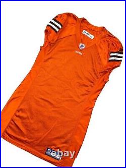 Cleveland Browns Team Issued Orange Reebok Jersey NFL Football Blank Size 48