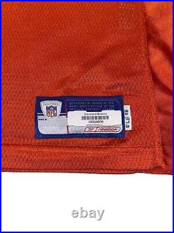 Cleveland Browns Team Issued Orange Reebok Jersey NFL Football Blank Size 48
