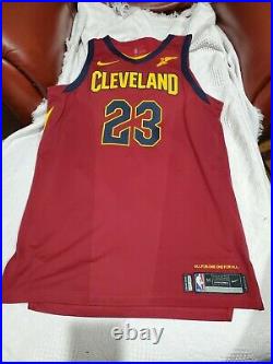 Cleveland Cavaliers 2018 Lebron James Game Jersey game issued no coa worn used