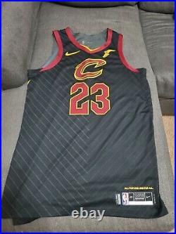 Cleveland Cavaliers 2018 Lebron James Game Jersey game issued worn used no coa