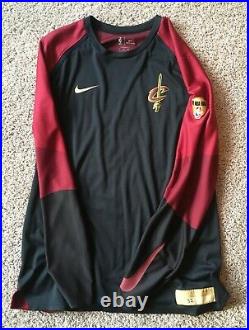 Cleveland Cavaliers Game Used Worn Issued 2018 NBA Finals Shooting Shirt Jersey