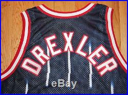 Clyde Drexler Houston Rockets NBA Champion Pro Cut Game Issued Jersey Authenic