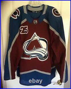 Colorado Avalanche 2021 Game Issued Hockey Jersey Dennis Gilbert Adidas Size 56