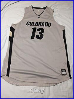 Colorado Buffaloes Nike Basketball Jersey Game Worn Game Used Team Issued USA PE