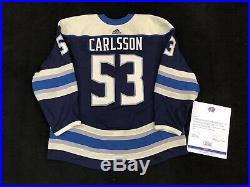 Columbus Blue Jackets Game Issued Authentic Adidas MIC Pro Stock NHL Jersey