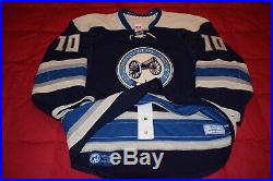 Columbus Blue Jackets Reebok Edge 2.0 Game Issued Authentic 3rd Jersey Not worn